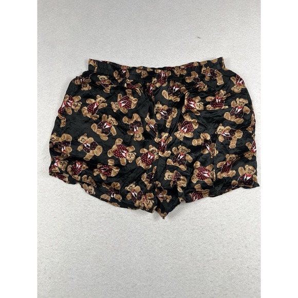 Addiction Other - Vintage 90s Addiction Mens 100% Silk  Boxer Shorts Teddy Bear Hearts‎ L